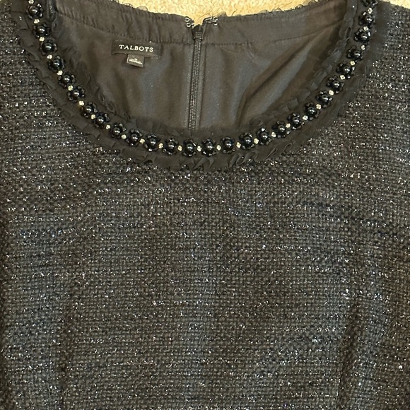 Talbots Tweed and Pearl Shift Dress - Picture 6 of 9